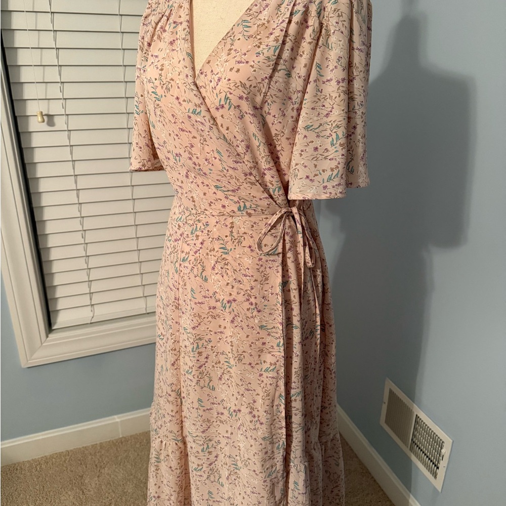 Floral Wrap Dress